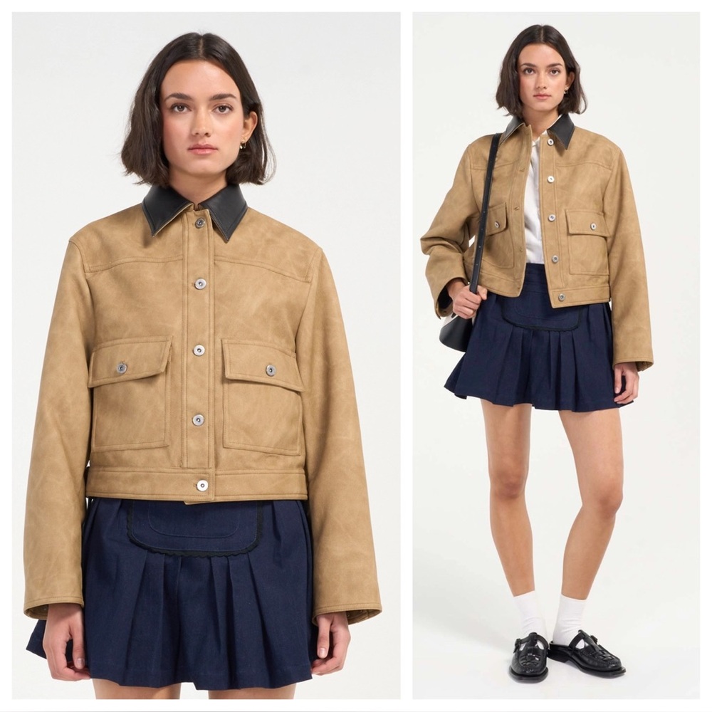 NWT Stand Studio Esther Jacket Free People Trucker